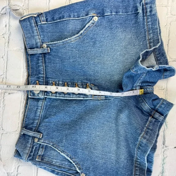 Banana Republic Factory Blue Denim Jean Button Fly High Rise size 0/25 - Picture 9 of 13